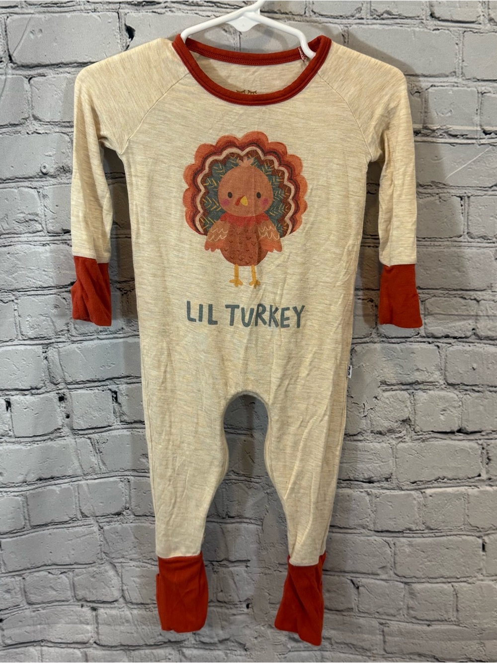 Little Sleepies Little Turkey Bamboo Crescent Zippie